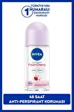 Nivea Kadın Roll-on Deodorant Fresh Cherry 50ml, Gün Boyu Ferahlık, Kiraz Kokusu, 48 Saat Ter Koruması