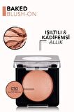 Flormar Işıltılı Fırınlanmış Allık - Baked Blush-On - 050 Peachy Bronze - 8682536051477