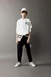 DeFacto Erkek Çocuk Oversize Geniş Kalıp Kapüşonlu Sırt Baskılı Sweatshirt D8495A825SPWT32