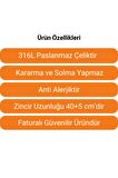 Dönen Yonca Kolye | Paslanmaz - 316l Çelik | Hediye Paketi Yapılır