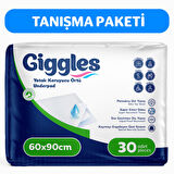 GİGGLES YATAK KORUYUCU ÖRTÜ 30'LU