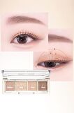 Yoğun Pigmentli Mat ve Işıltılı Tonlar Barındıran 4'lü Far Paleti Day Vibe Palette (#1 Beige Motion)