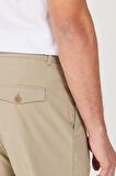 Altınyıldız Classics Normal Bel Dar Paça Slim Fit Bej Erkek Pantolon 4A0123200097