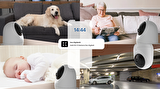 Akıllı İç Mekan Wi-Fi Kamera 3MP, 1080p Full HD, Wi-Fi, Hareket Algılama, Gece Görüşü, Çift Yönlü Ses X7207