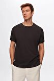 Comfort Antrasit %100 Pamuk T-shirt 6HC14ORT02006