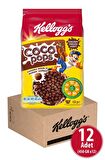 Kellogg's Coco Pops Topları 450 gr x 12 Adet, Lif, Demir Ve 7 Vitamin İçerir