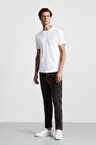 Slim Cropped Fit Dar Kalıp Normal Bel Dar Paça Jean Pantolon