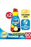 Finish Hepsi Bir Arada Limon Kokulu Jel Bulaşık Makinesi Deterjanı 1000 ml 