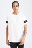 DeFactoFit Slim Fit Dar Kesim Bisiklet Yaka Baskılı Sporcu Kısa Kollu Tişört Z5580AZ24AUWT80