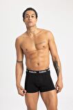 DeFacto Regular Fit 3'lü Boxer B0583AX23AUBK81