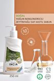 INCIA %100 Doğal Sıvı Kastil Sabunu Yoğun Nemlendirici Zeytinyağlı 10 Bitkisel Değerli Yağ Vegan 250 ml