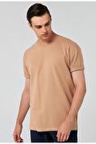 Comfort Bej %100 Pamuk T-shirt 6HC14ORT02006