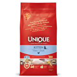 Unique Kitten Tavuklu Kedi Maması 2 kg Vet's Health Anti Hairball Paste 100 gr + Multivitamin Paste 100 gr Hediyeli