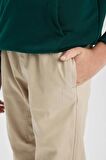 DeFacto Erkek Çocuk Beli Bağcıklı Cepli Lastikli Paça Jogger Basic Düz Pantolon B6713A824SMBG732