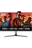 24'' Bull T10 Flat FAST IPS 200Hz 0.5ms FHD Gaming Monitör (Sıfır Ölü Piksel Garantili)