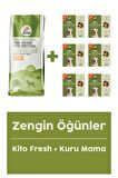 Yetişkin Köpek Maması 2,5 Kg + Tavuk Etli Fresh X 6