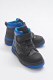 mnpc Erkek Çocuk Siyah Hakiki Deri Anatomik Sneaker Bot