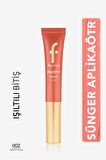 Flormar Puffy Nemlendirici Etkili&Parlak Bitişli Sünger Aplikatörlü Likit Allık-002Peachy Glow-8682536093880