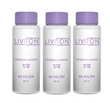 Liviton Professional Ev Tipi %12 Oksidan Krem 40 volume 60ml 3 Adet