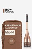 Flormar Yoğun Pigmentli Kalıcı Kaş Pomadı (BEJ) - Brow Pomade - 001 Beige - 8690604572182