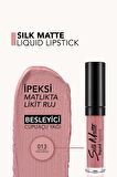 Flormar Kadife Dokulu Likit Mat Ruj Silk Matte Liquid Lipstick - 013 PINK DREAM - 8690604505401
