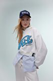 DeFacto Coool Yale University Oversize Geniş Kalıp Kapüşonlu Crop Sweatshirt C3092AX24SPWT32