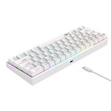 Havit Gamenote KB903L %60 Mekanik Blended Aydınlatma Oyuncu Klavyesi - 61 Tuş - Beyaz