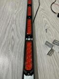 90Cm Off Road Çakarlı Led Turuncu 25 Modlu 