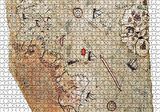Cakapuzzle  Piri Reis Haritası Puzzle Yapboz MDF Ahşap