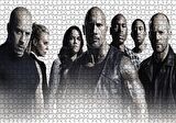 Cakapuzzle  Dwayne Johnson Jason Statham Michelle Rodriguez Puzzle Yapboz MDF Ahşap