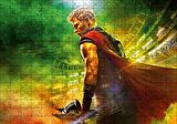 Cakapuzzle  Thor Ragnarok Chris Hemsworth Arena Puzzle Yapboz MDF Ahşap