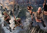 Cakapuzzle  Jumanji The Next Level Sıkı Tutunun Puzzle Yapboz MDF Ahşap