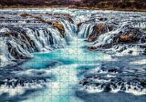 Cakapuzzle  Bruarfoss Şelaleleri Puzzle Yapboz MDF Ahşap