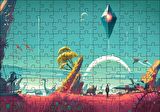 Cakapuzzle  No Man's Sky Medeniyet Kompozisyon Puzzle Yapboz MDF Ahşap