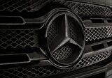 Cakapuzzle  Mercedes Benz Logo Karanlık Mod Puzzle Yapboz MDF Ahşap