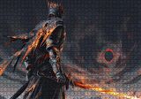 Cakapuzzle  Yüzüklerin Efendisi Nazgul ve Ateş Kılıcı Puzzle Yapboz MDF Ahşap