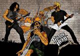 Cakapuzzle  Metallica Guitar Hero Kuru Kafalar Puzzle Yapboz MDF Ahşap