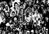 Cakapuzzle  90 Rap Şarkıcısı Monochrome Puzzle Yapboz MDF Ahşap