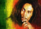 Cakapuzzle  Bob Marley Renkli Portre Çizim Puzzle Yapboz MDF Ahşap