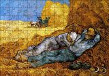 Cakapuzzle  Çiftçi Karı Koca ve Saman Balyaları Puzzle Yapboz MDF Ahşap