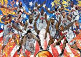 Cakapuzzle  NBA Rüya Takımı Çizim Puzzle Yapboz MDF Ahşap