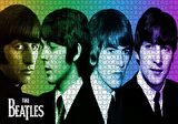 Cakapuzzle  The Beatles Renk Geçişli Portre Puzzle Yapboz MDF Ahşap