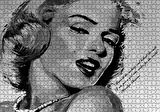 Cakapuzzle  Marilyn Monroe Çizim Puzzle Yapboz MDF Ahşap