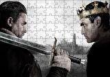 Cakapuzzle  King Arthur Charlie Hunnam ve Jude Law Puzzle Yapboz MDF Ahşap