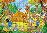 Cakapuzzle  Bambi Annesi ve Arkadaşları Puzzle Yapboz MDF Ahşap