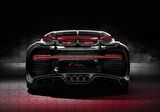 Cakapuzzle  Bugatti Chiron Divo Arka Görünüş Puzzle Yapboz MDF Ahşap
