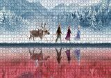 Cakapuzzle  Buzlar Kraliçesi Ve Arkadaşları Animasyon Puzzle Yapboz MDF Ahşap