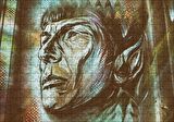 Cakapuzzle  Mr Spock Duvar Boyama Puzzle Yapboz MDF Ahşap