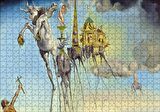 Cakapuzzle  Salvador Dali Ve Gerçeküstü Fil İmgeleri Görseli Puzzle Yapboz MDF Ahşap