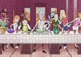 Cakapuzzle  Son Akşam Rick Ve Morty Görseli Puzzle Yapboz MDF Ahşap